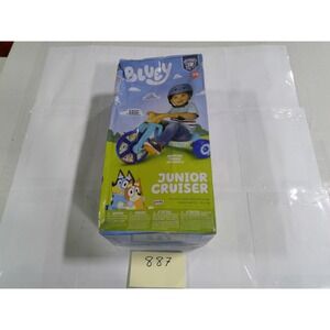 Bluey Junior Cruiser Fly Wheels Tricycle Toddler 10" Blue New Damaged Box